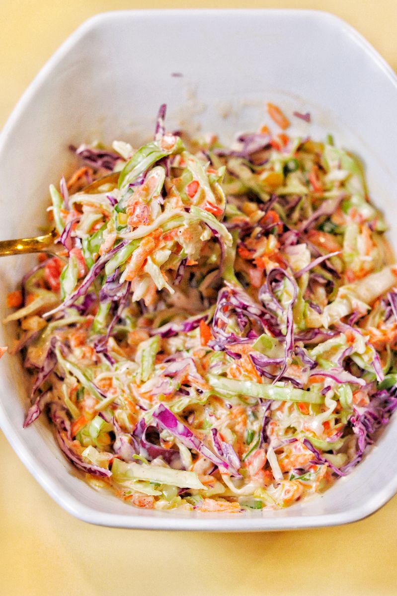 Creamy Easy Caribbean Coleslaw Recipe