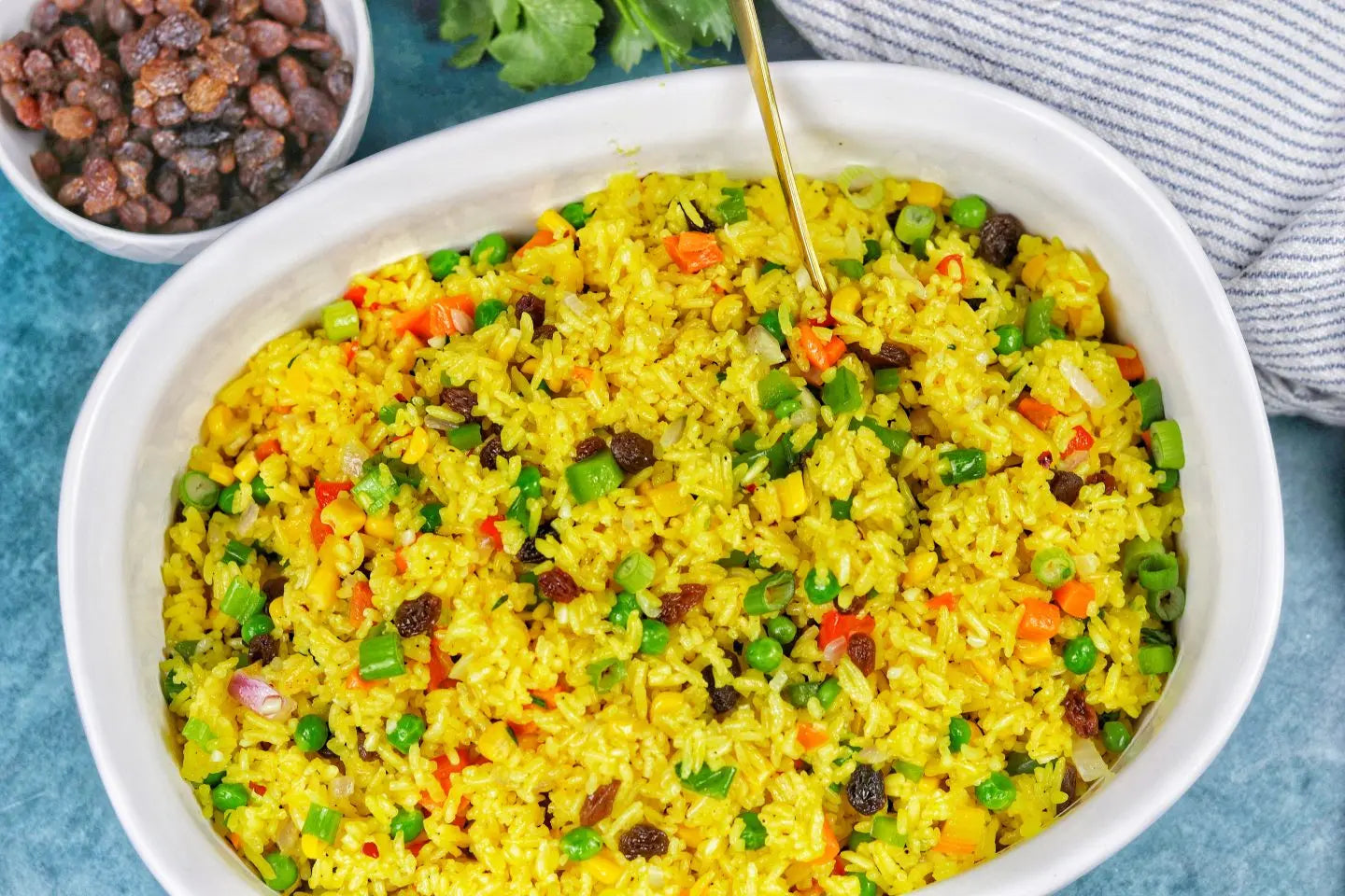 Caribbean-Style Raisin Fried Rice Recipe