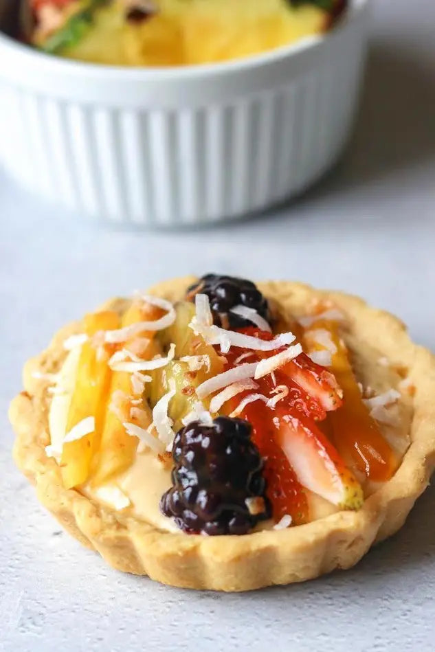 Tropical Fruit Tart with Custard Cream (Easy Caribbean-Inspired Dessert) Foodie Not a Chef