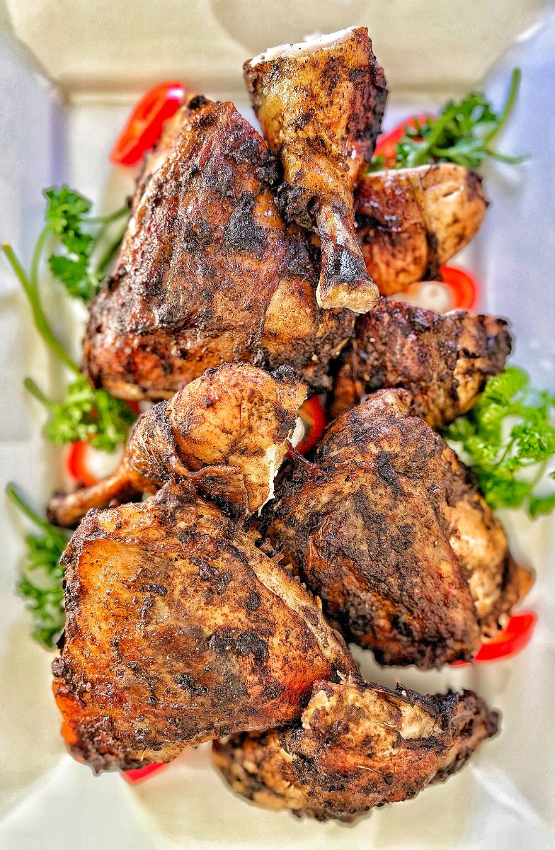 Oven Grilled Jerk Chicken