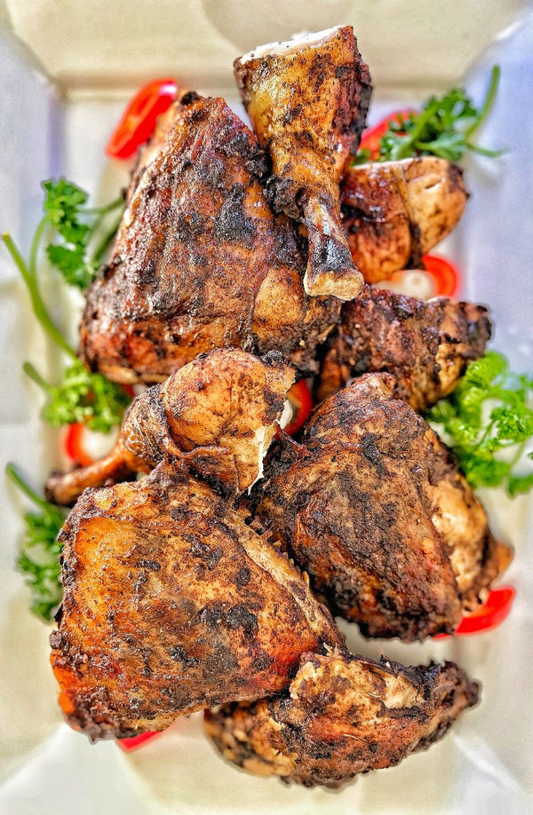 Oven Grilled Jerk Chicken