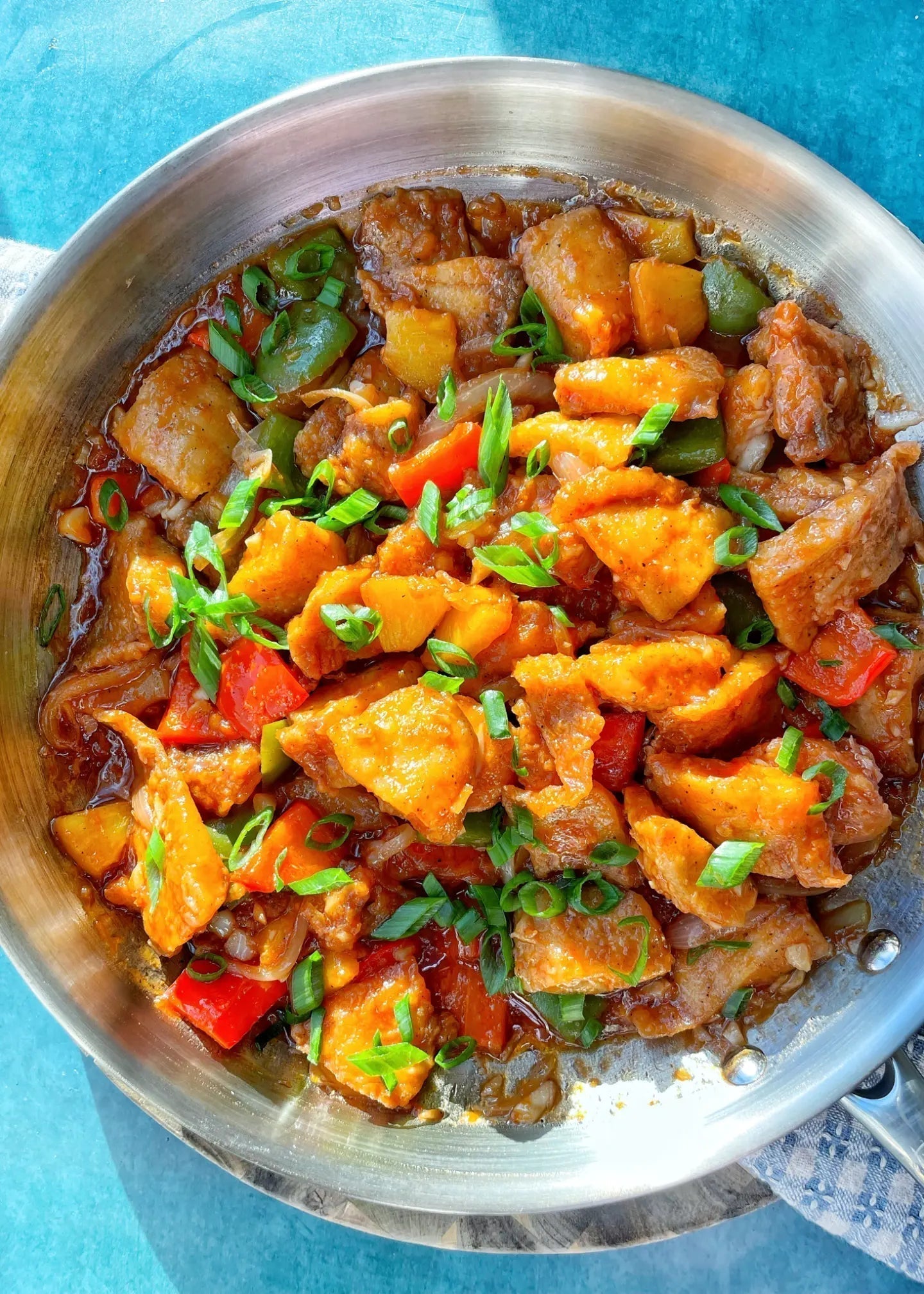 Fish in Sweet and Sour Pineapple Ginger Sauce
