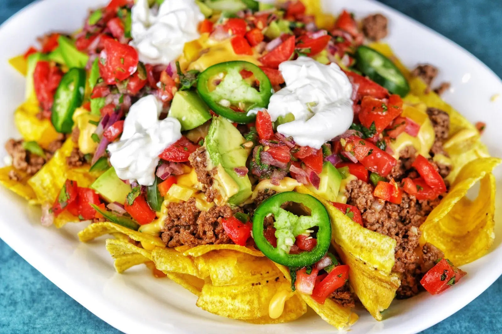 Loaded Beef Plantain Nachos Recipe by Tiffany Korsah