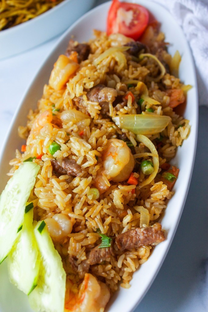 Shrimp and Beef Fried Rice