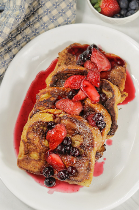 Ultimate Brioche French Toast with Berry Compote