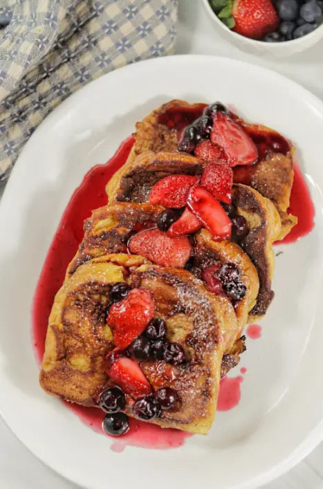 Ultimate Brioche French Toast with Berry Compote